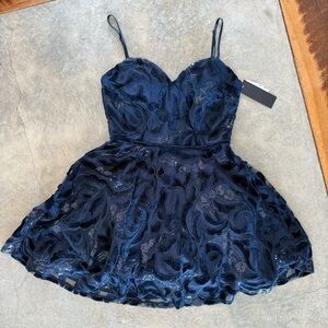 City Studios
Juniors' Sweetheart-Neck Spaghetti-Strap Dress